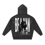 "David VS Goliath - Be A Man" Sunfade Two-way Zipper Boxy Fleece Hoodie