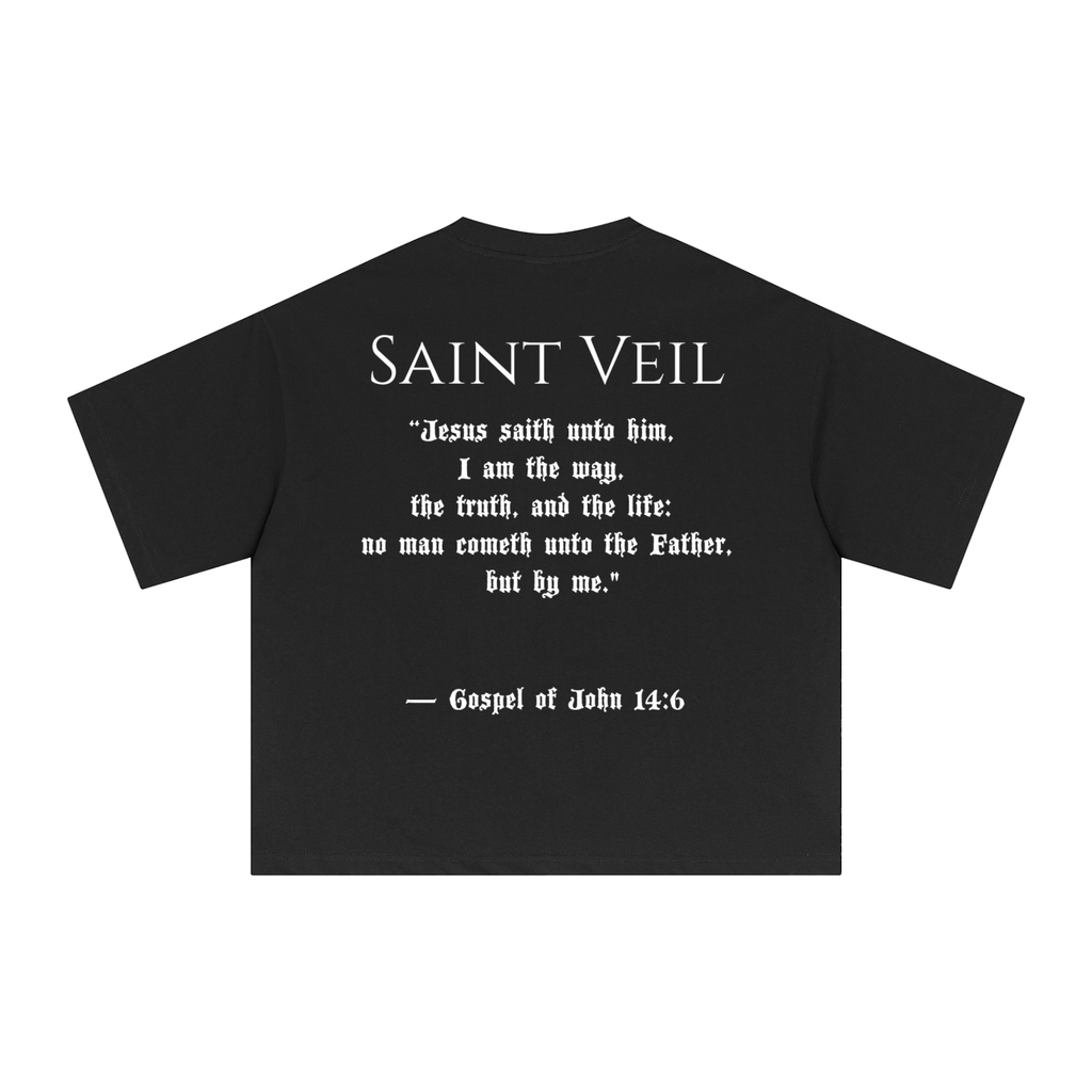 "Jesus - Graphite" Essential Sorona Boxy T-Shirt