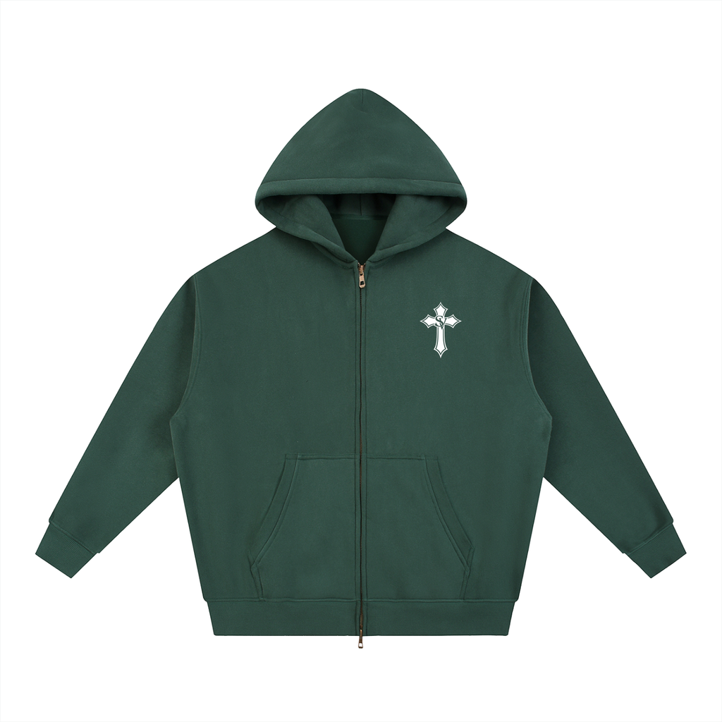 "Boxy Hoodie - Simple" Essential Oversized Fleece Boxy Hoodie