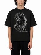 "Jesus - Graphite" Essential Sorona Boxy T-Shirt