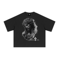 "Jesus - Graphite" Essential Sorona Boxy T-Shirt