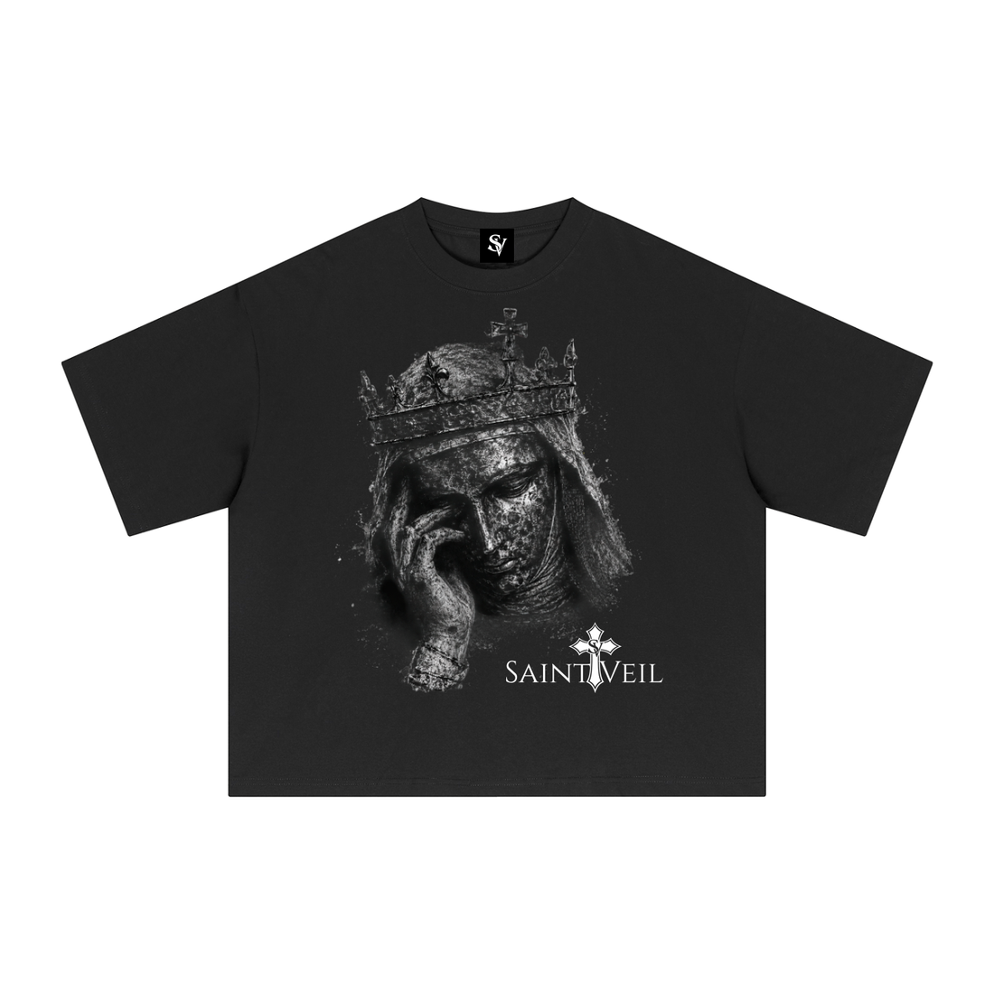 "Baldwin IV - Graphite" Essential Sorona Boxy T-Shirt