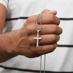 Cross Necklace - Stainless Steel