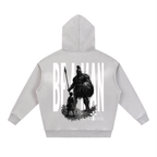 "David VS Goliath - Be A Man" Sunfade Two-way Zipper Boxy Fleece Hoodie