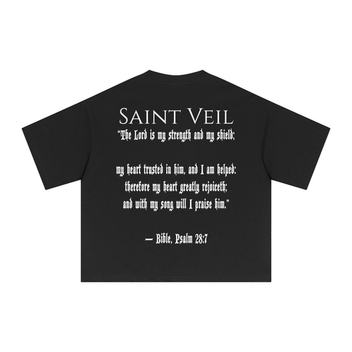"Baldwin IV - Graphite" Essential Sorona Boxy T-Shirt