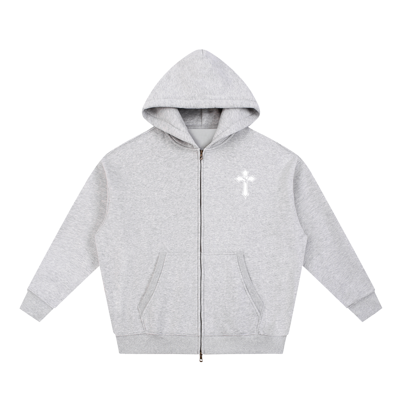 "Boxy Hoodie - Simple" Essential Oversized Fleece Boxy Hoodie