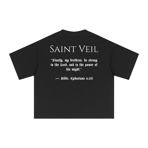 "Archangel Michael - Graphite" Essential Sorona Boxy T-Shirt
